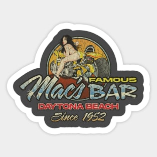 Mac's Famous Bar 1952 Sticker